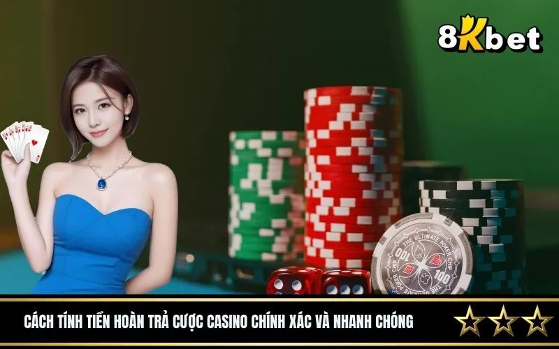 Cách tính tiền hoàn trả cược casino chính xác và nhanh chóng